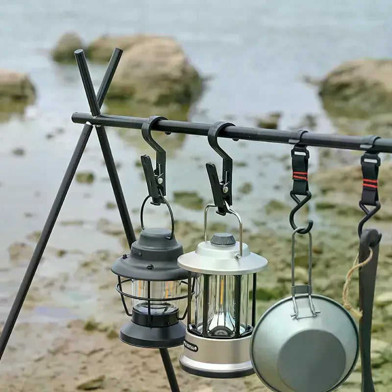 Premium Portable Outdoor Canopy Clip Versatile Hook Rack Camping Qme