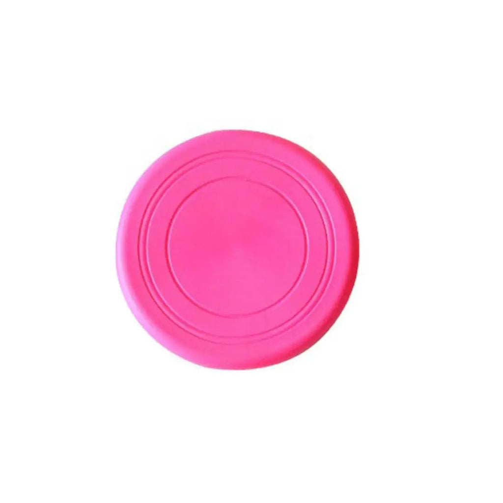 A 6 Colors Silicone Flying Saucer Funny Dog Cat Toy Dog Game Flying Discs Resistant Chew Puppy Training Interactive Pet Supplies Qme magenta 18cm