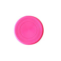 A 6 Colors Silicone Flying Saucer Funny Dog Cat Toy Dog Game Flying Discs Resistant Chew Puppy Training Interactive Pet Supplies Qme magenta 18cm