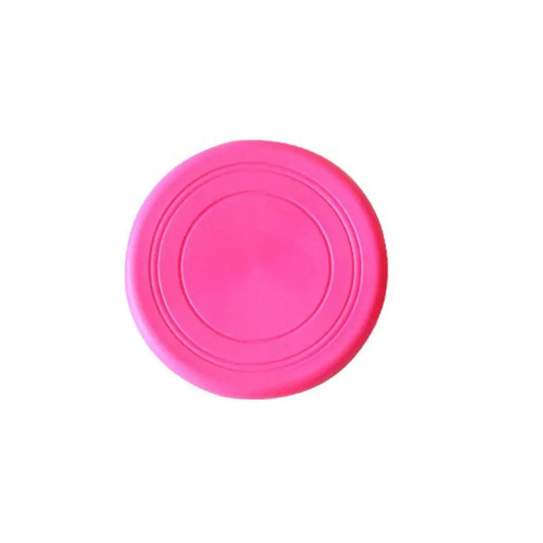 A 6 Colors Silicone Flying Saucer Funny Dog Cat Toy Dog Game Flying Discs Resistant Chew Puppy Training Interactive Pet Supplies Qme magenta 18cm