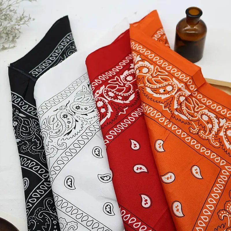 1PC Unisex Fashion Printed Square Scarf Cycling Bandana Fishing Sun Protection Neck Cover Scarves Handkerchief Outdoor Headwear Qme