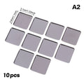 5 Empty Eyeshadow Tin Pans Makeup Palettes Square Palette Iron Cases Qme A2