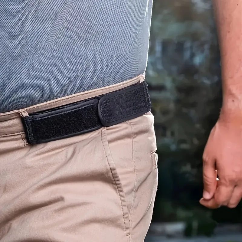 Adjustable Elastic Waist Belts - No-Buckle Invisible Belt for Jeans & Pants, Comfortable and Easy to Use Qme