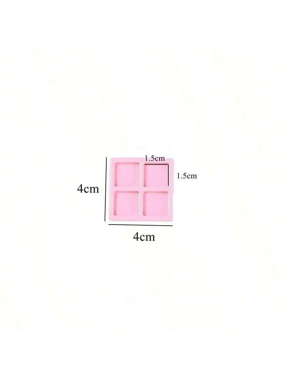 Plastic Nail Palette Gel Polish Pallet Mixing Drawing Paint Plate Pad Qme pink