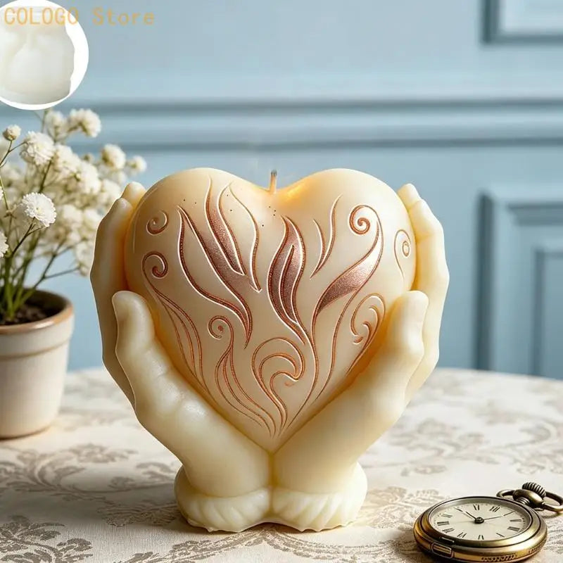 Heart Form Table Styling Home Display Use D0LD Qme