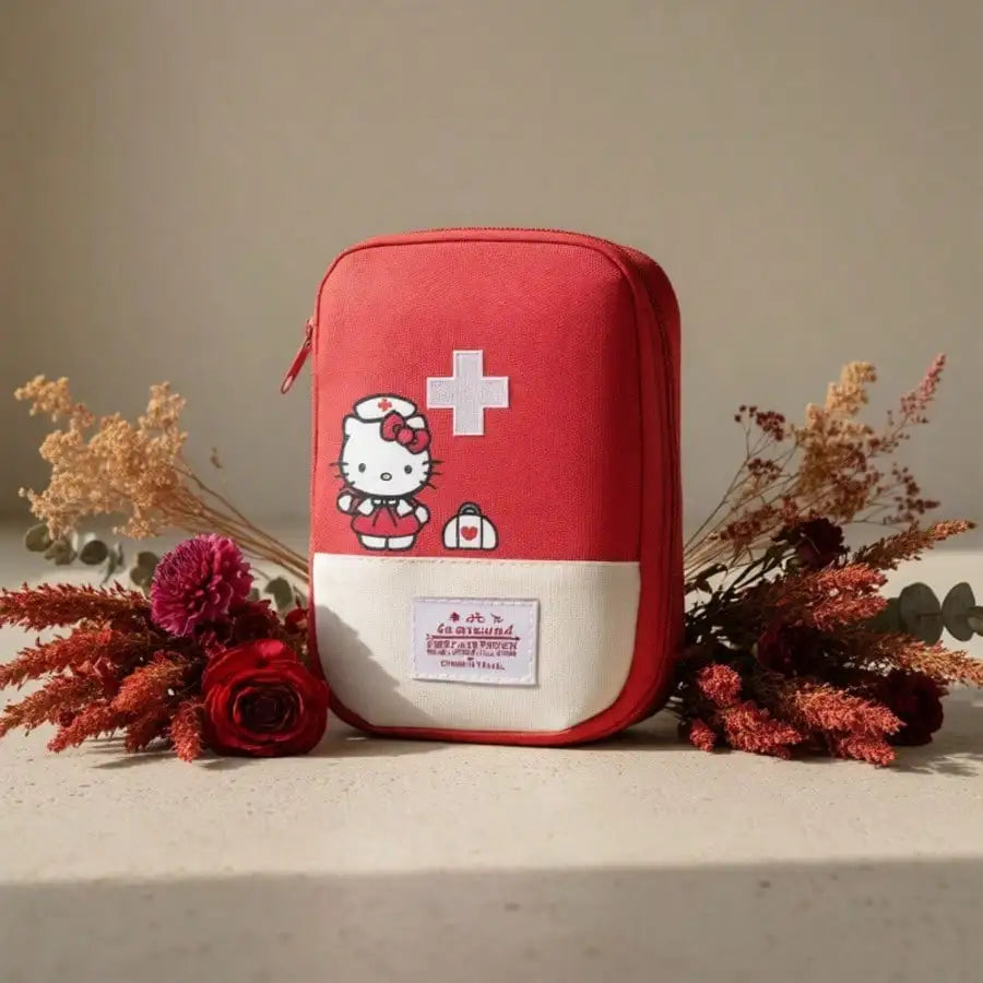 1 Portable First Aid Bag Storage Outdoor Camping Hiking Home School Qme