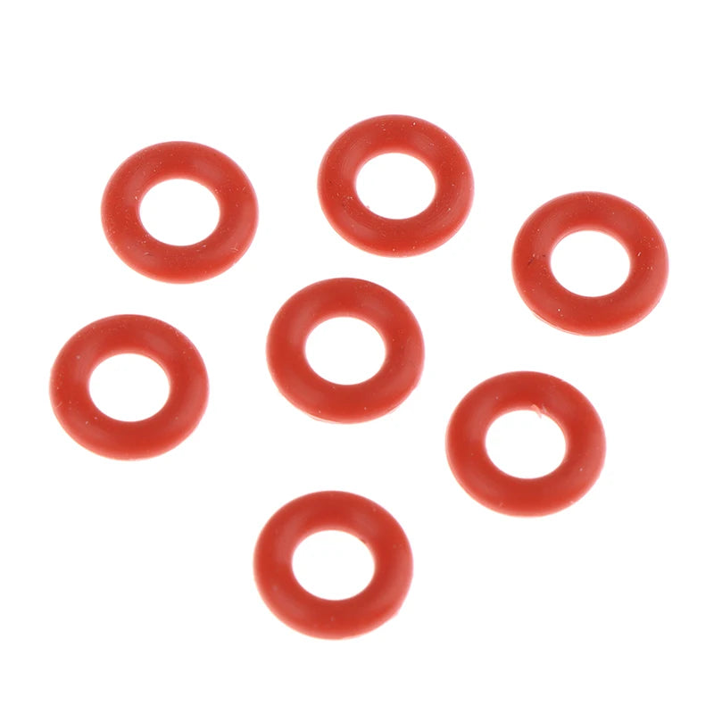10Pcs O-rings Food Grade Silicone For Coffee Machine Pressure Tube O Sealing Washer Red VMQ Repair Box Assortment Kit. Qme