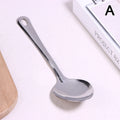 Stainless Steel Soup Spoon Colander Ladle Filter Strainer Food Qme spoon