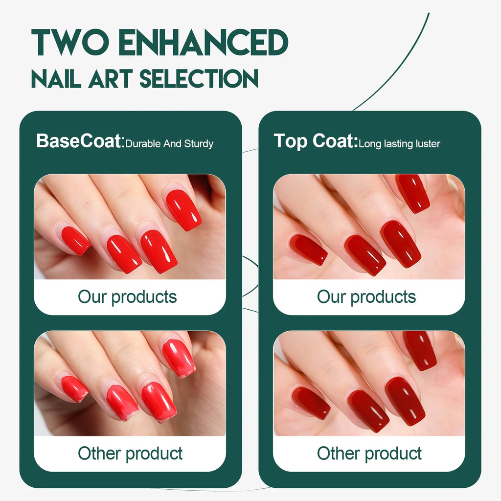Nailpop Base Coat Gel HEMA TPO Professional Soak Off UV LED Cured Qme