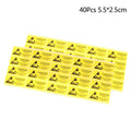 Attention Caution Sticky Sticker Adhesive Warning Label Reminder ESD Qme 5.5x2.5cm