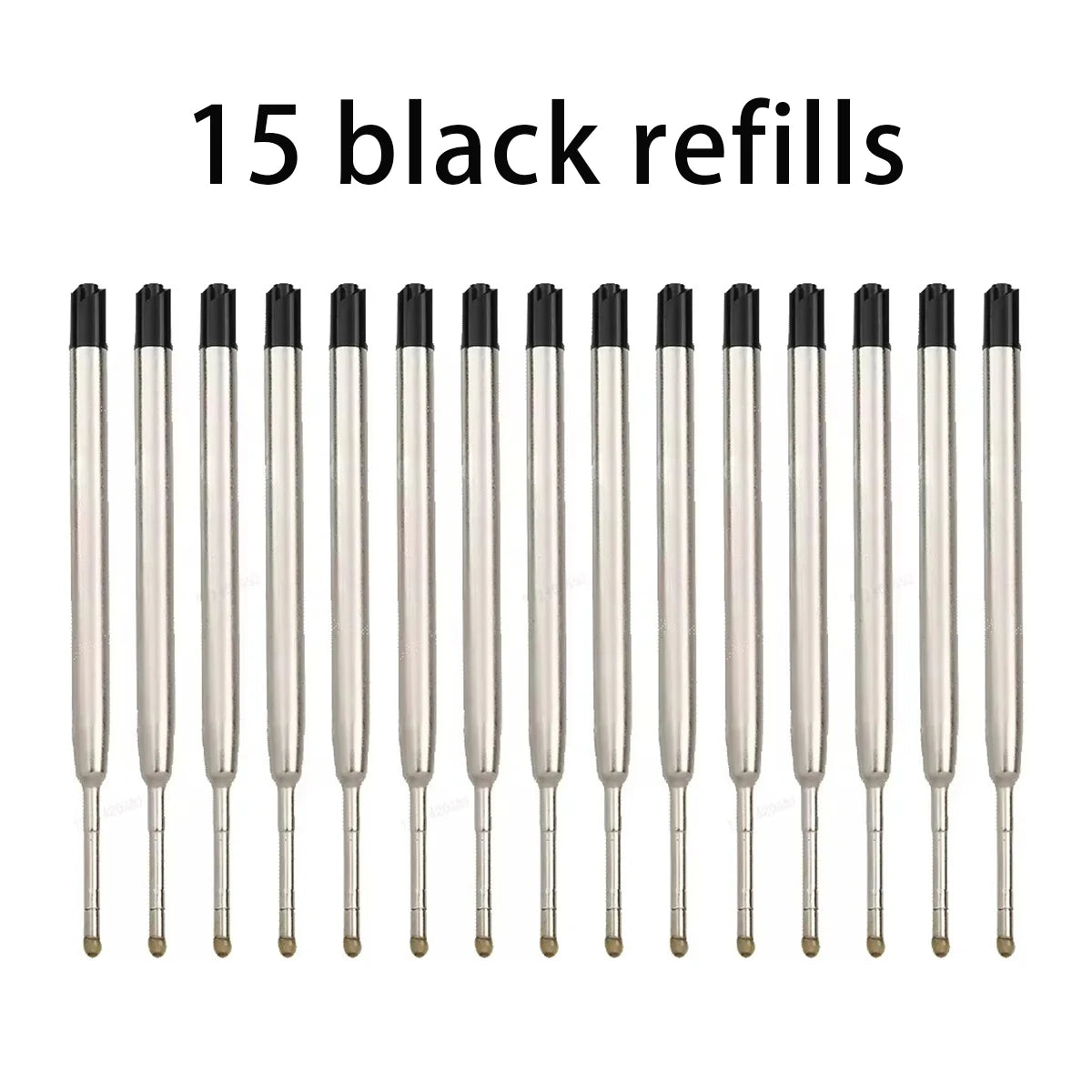 5-30pcs L:3.9 In Ballpoint Pen G2 Metal Refills Blue/Black/Red Ink for Pens Medium Point Rods for Writing Office Stationery Qme 15 black