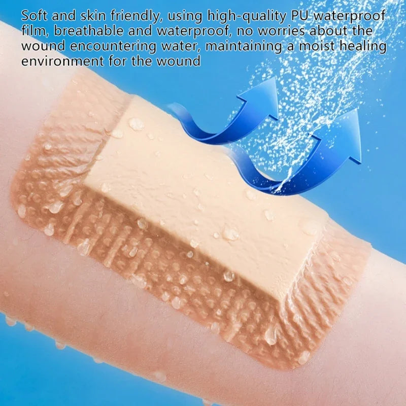 5 Sizes Foam Dressing Border Pressure Ulcer Patch Adhesive Sterilized Qme