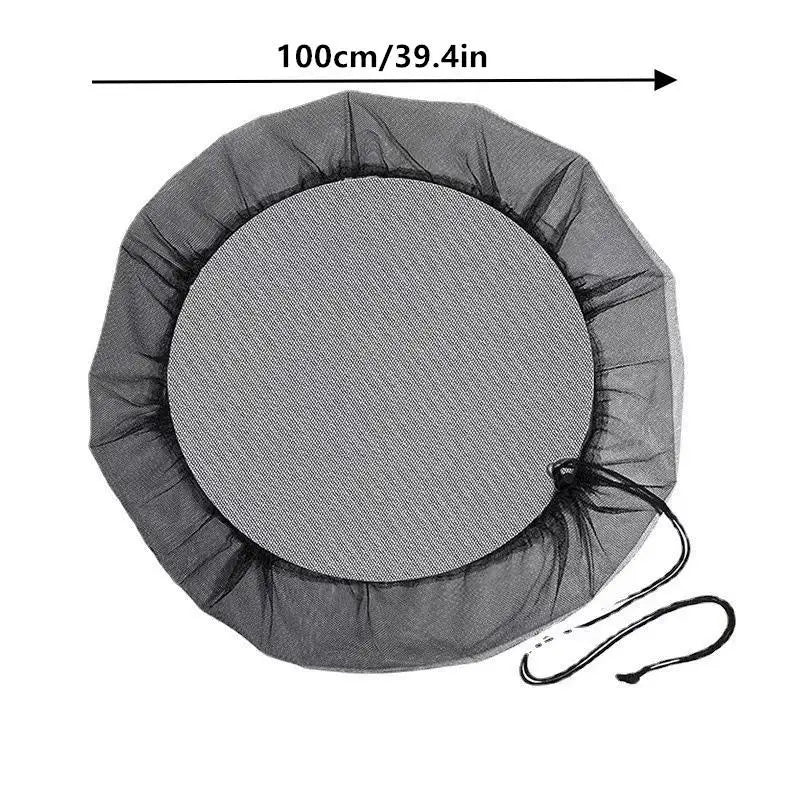 30- Mesh Cover Netting Rain Barrel Water Collection Bucket Raindrop Qme CM100