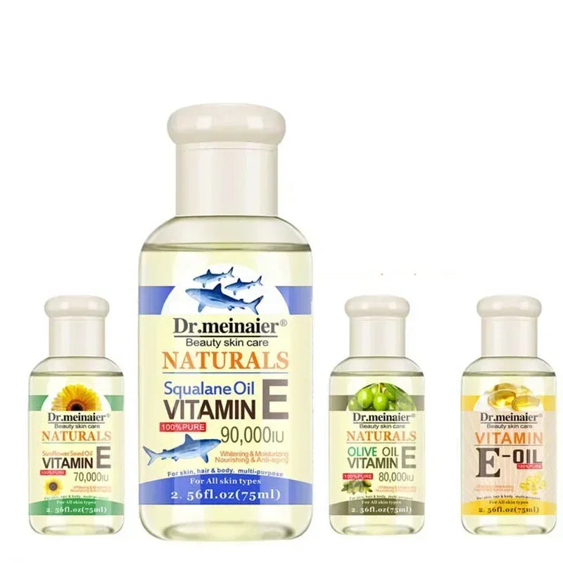 Vitamin E Face Essence Oil Morning Night Whitening Shrink Pores Anti Qme