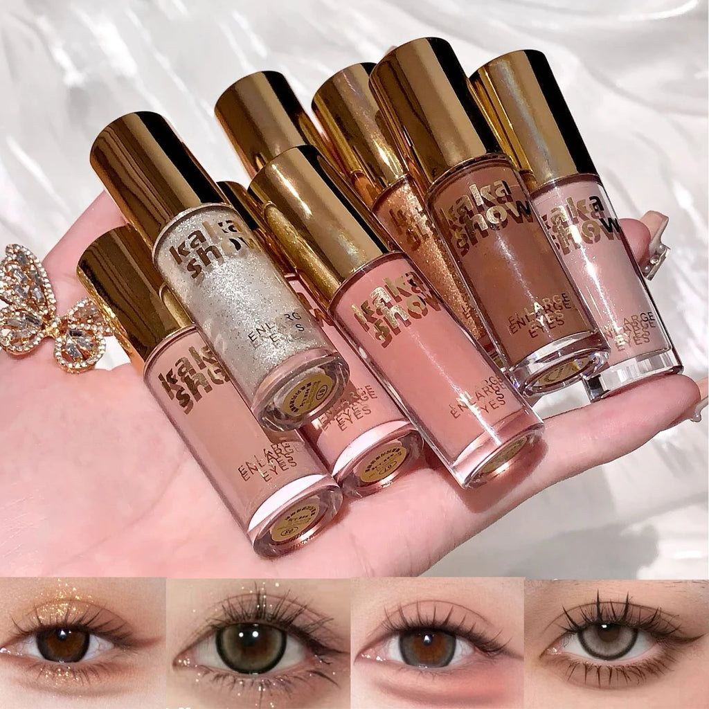 Kakashow Mist Eyeshadow Liquid Matte Pearlescent Shimmer Brightens Qme