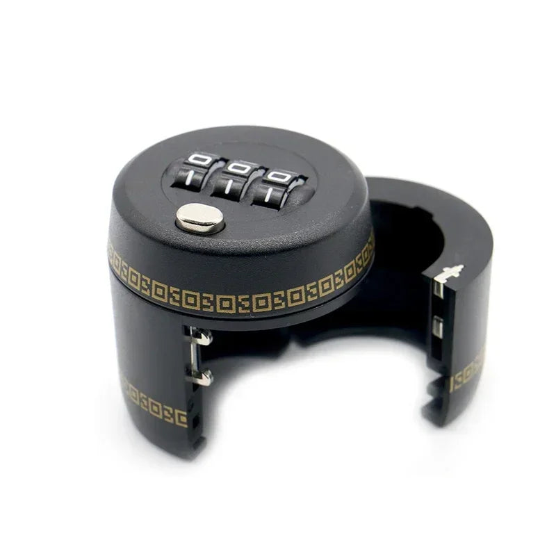 Combination Lock For Wine Liquor Bottle Wine Bottle Top Stopper Bottle Password Code Lock For Bottle Between 26mm To 28mm Qme black No