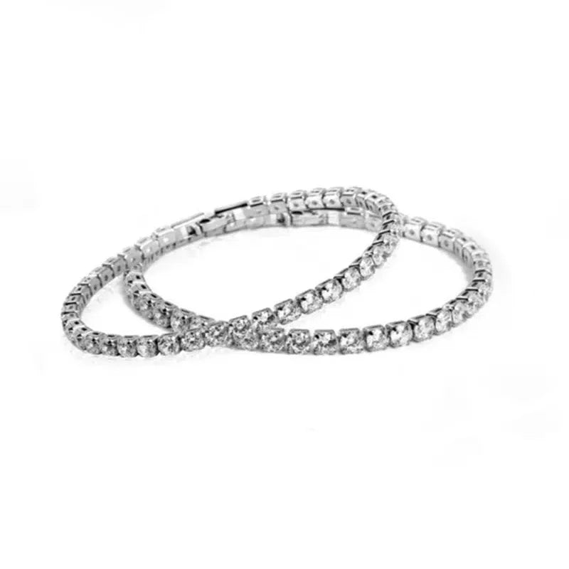 3pcs/set Watches Jewelry Set Round Pointer Quartz Watch & 2pcs Bracelet Fancy Women Watches Jewelry Qme