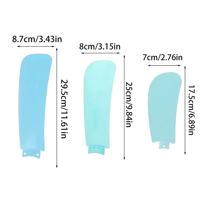 5Pcs Durable Fan Blades Direct Insertion Replacement Blade Universal Plastic Small Fan Leaf DIY Accessories Qme