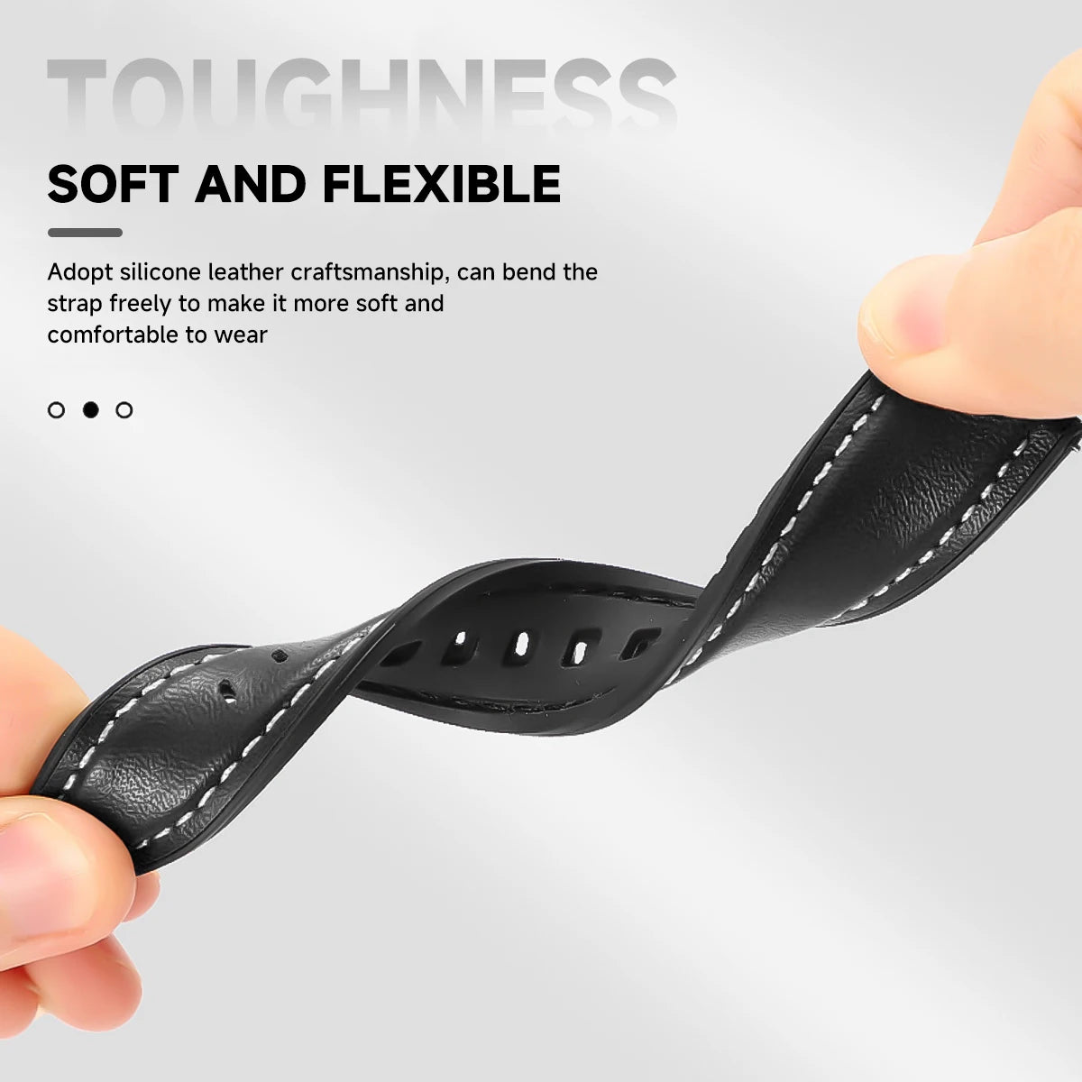 Leather Silicone Hybrid strap for Samsung Galaxy Watch 7 Ultra Smartwatch Band for Galaxy Watch Ultra 47mm Bracelet Belt strap Qme