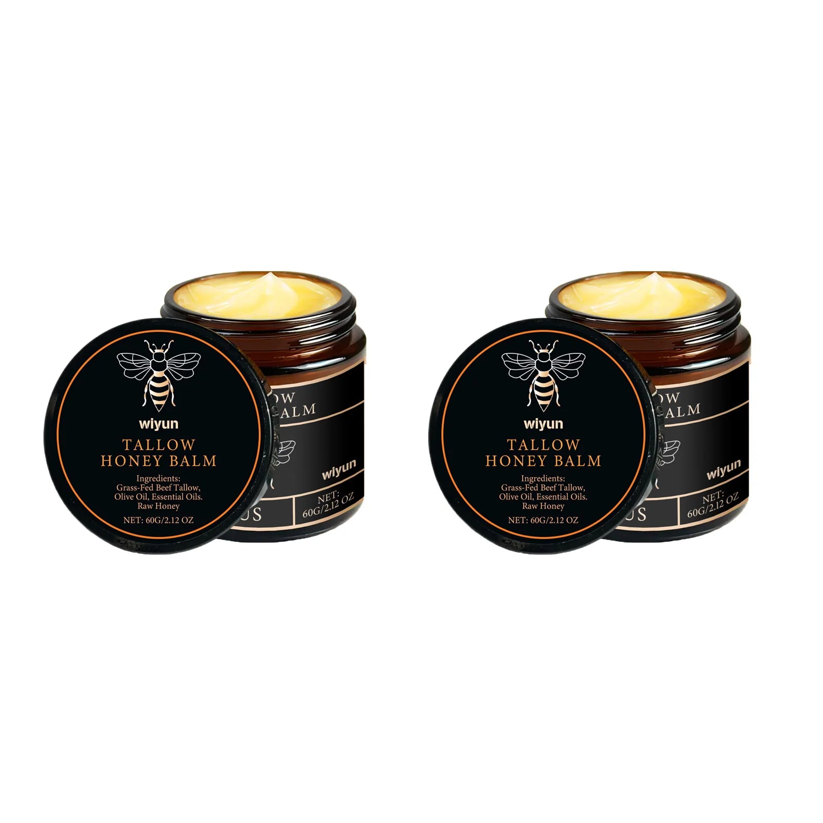 Beef Tallow Honey Cream Fade Dark Spots Remove Melanin Brightening Firming Non-Greasy Lasting Moisturizing Soothing Body Lotion Qme 120g Boxed