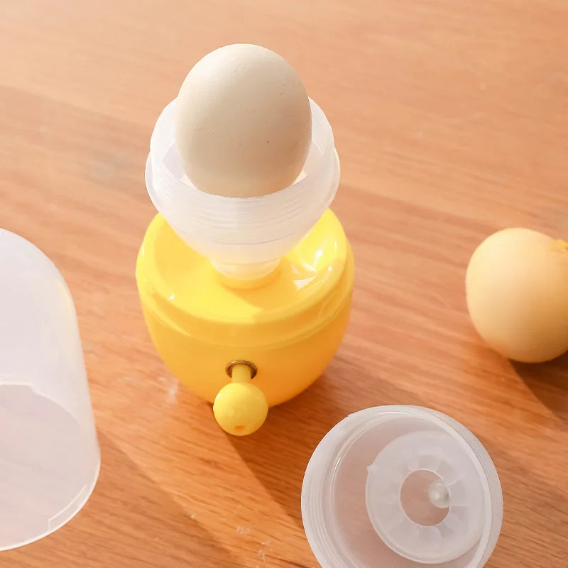 Egg Yolk Shaker Puller Scrambler Gadget Manual Mixing Eggs Spin Maker Qme