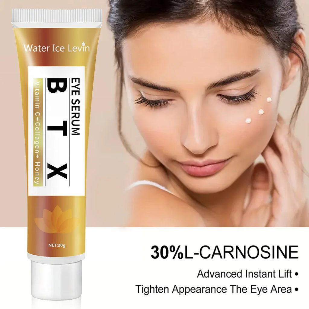 Neutral Hypoallergenic Eye Gel Cream for Adults, Containing Hyaluronic Acid. Moisturizes and Hydrates the Skin Around the Eyes. Qme