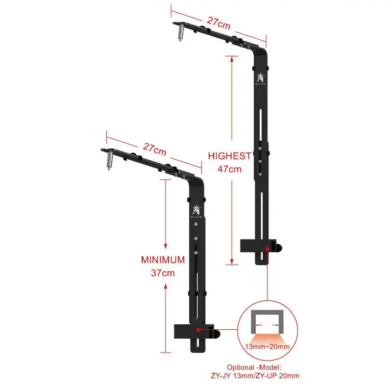 Aquarium Light Bracket Stable Support Hanging Lamp Fish Holder Qme