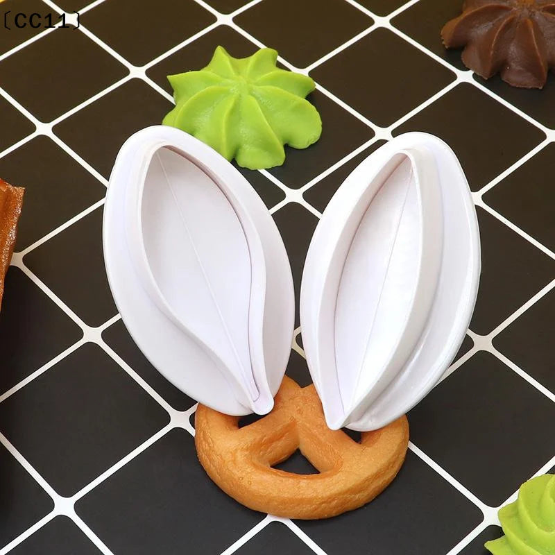 Lily Flower Biscuit Mold Plastic Household Kitchen DIY Festival Party Qme