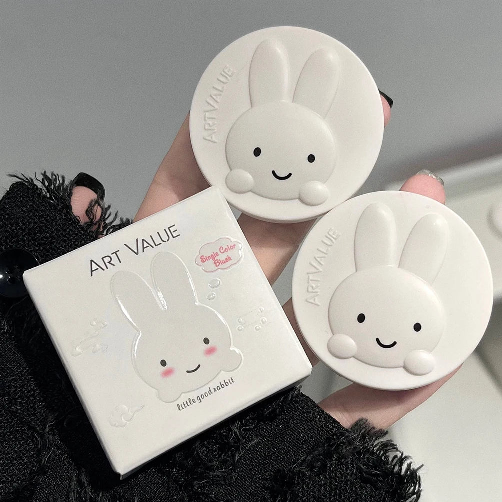 ART VALUE Natural Nude Matte Face Blusher Nourishing Peach Blush Powder Palette Rouge Cheek Tint Facial Contouring Women Makeup Qme