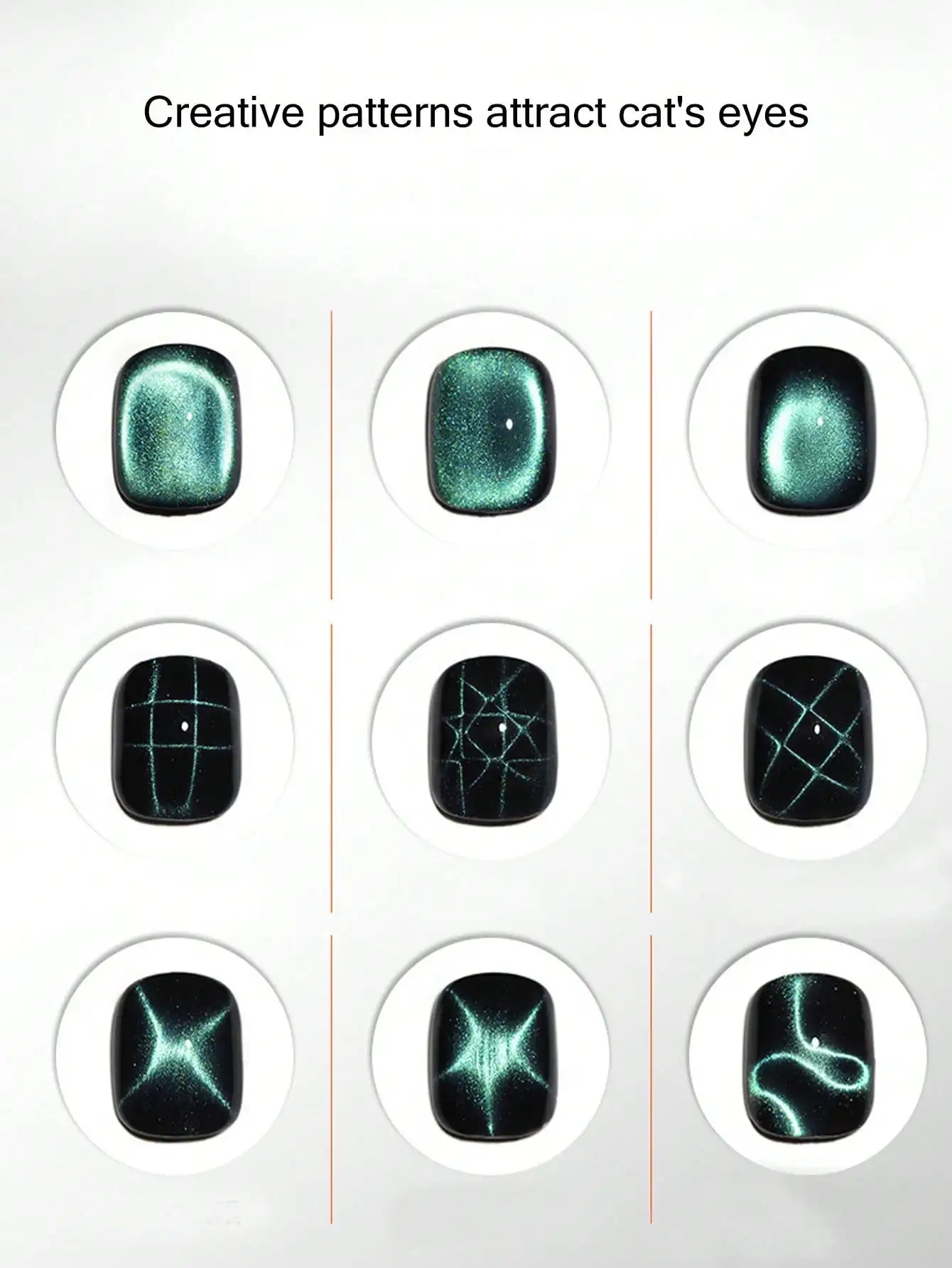 Five One Nail Art Magnet Cat Eye Oil Glue Multifunctional Cross Qme