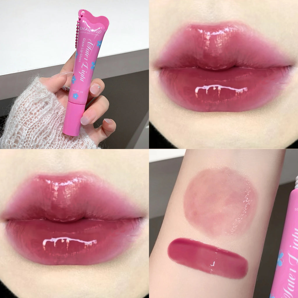 SHAQINUO Glittering Mirror Lip Glaze Watery Shimmering Light Pendant Qme S9126-06