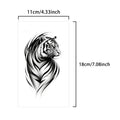 Tattoo Sticker Temporary Tattoo Waterproof Long Lasting Herbal Juice Large Tiger Pattern for Men Women Arm Body Art Qme HC915