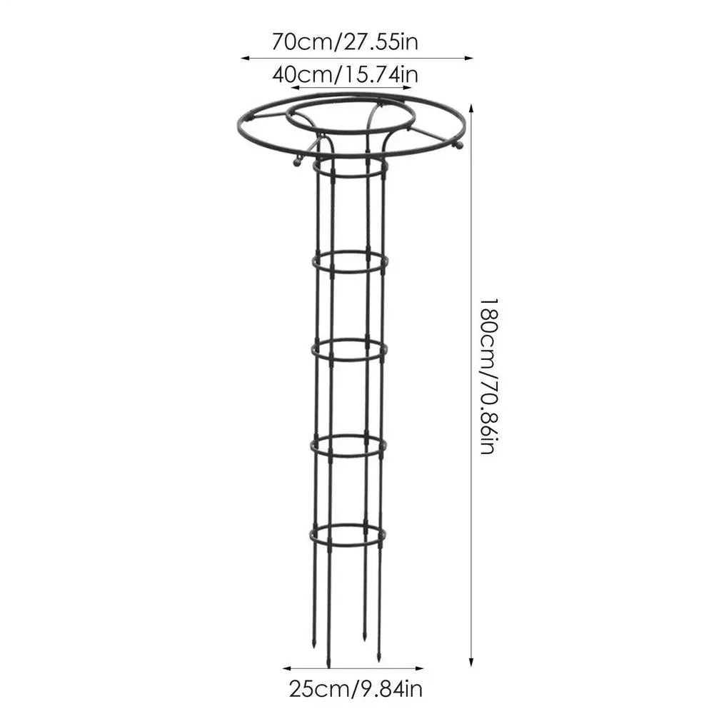 Trellis for Climbing Plants Vegetable Vertical Support Frame Outdoor Gardening Support Trellis for Climbing Plants Flowers Vines Qme 180cm