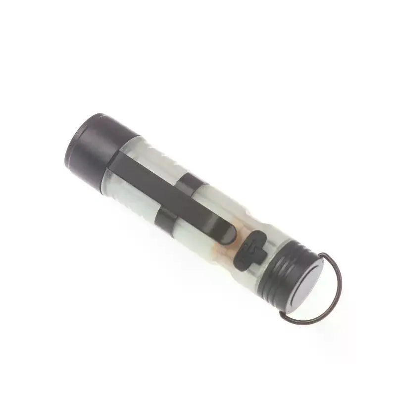 Pocket Mini Flashlight Outdoor Key Clip Cap Ambient Led Long Qme