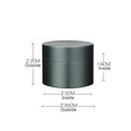 Mini Waterproof Stainless Steel Sealing Pill Box Outdoor EDC Survival Qme Dark green