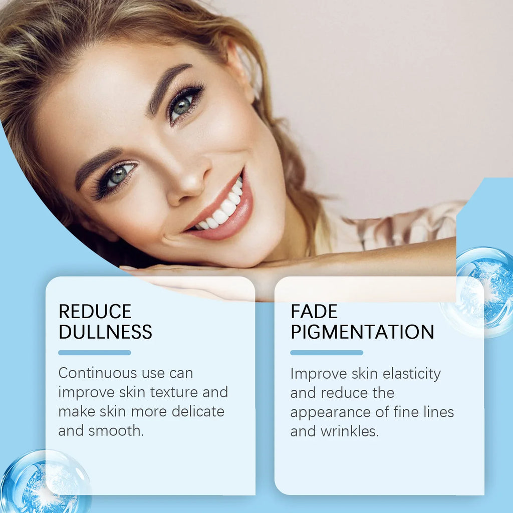 Blue Copper Peptide Serum Firming Fade Fine Lines Shrink Pores Skin Care Rejuvenation Smooth Brightening Spot Moisturizing Serum Qme