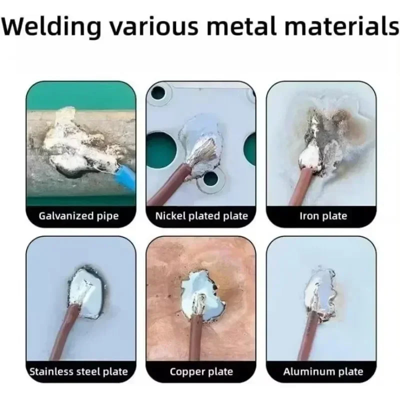 20/100g Low Temperature Easy Melt Solder Wire Universal Silver Welding Rod Cored Weld Wire No Need Solder Powder Soldering Rods Qme