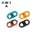 Magnetic Hair Clips Strong Hold Professional Salon Sectioning Clips Non-Slip Styling Clips for Women Girls Hairstyling Tools Set Qme 4 IN 1-A