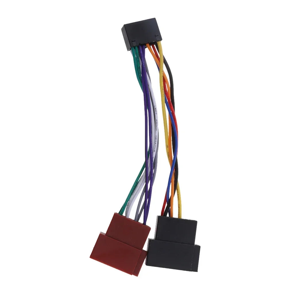 3psc 16 Pin Car CD Tail Line Stereo Radio Player ISO Wiring Harness Connector Audio Cable For Pioneer 2003-on Qme