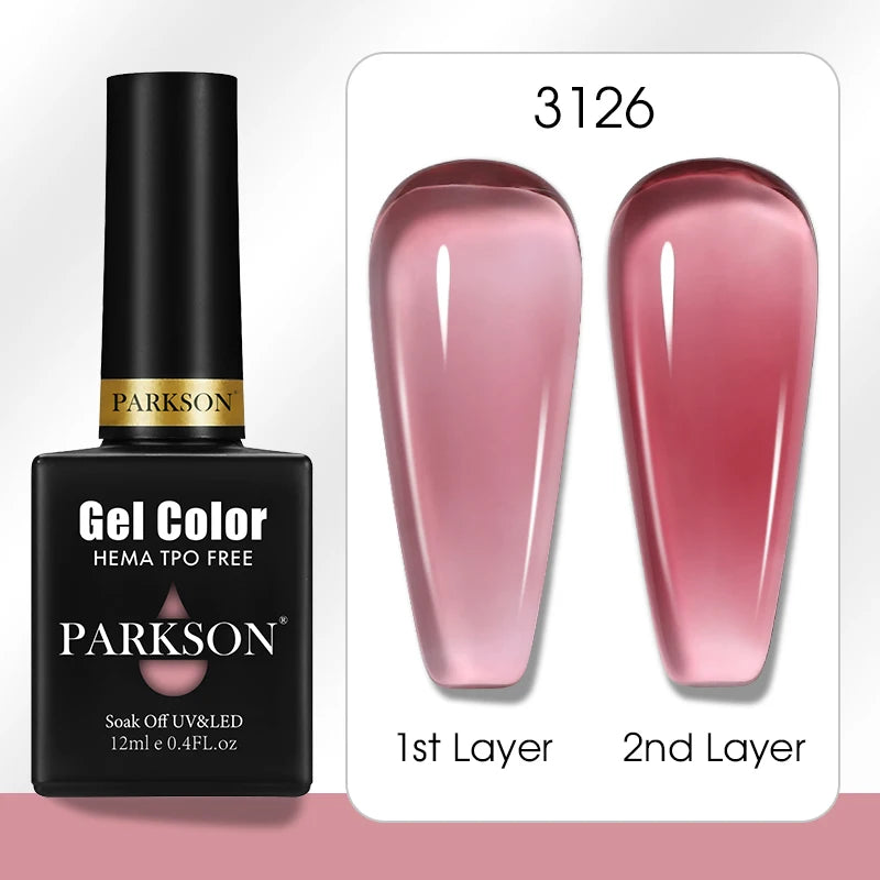Parkson Colorful Nail Gel Polish Lacquer Soak Off UV LED Long Lasting