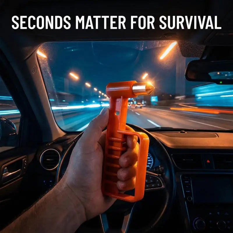 Car Bus Train Lifesaving Escape Hammer Safety Tool Multifunction Escape Window Breaker Hammer Car Safety Hammer Accessories Qme