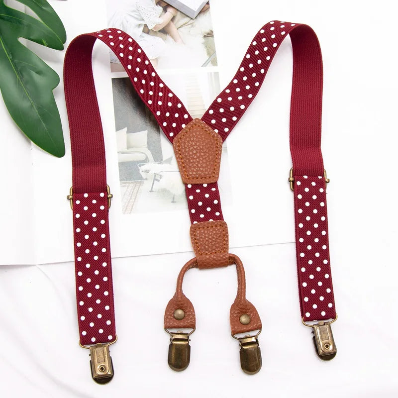 Suspenders Kids Boy Girl Childrens Christmas Designer Wedding Costume Qme
