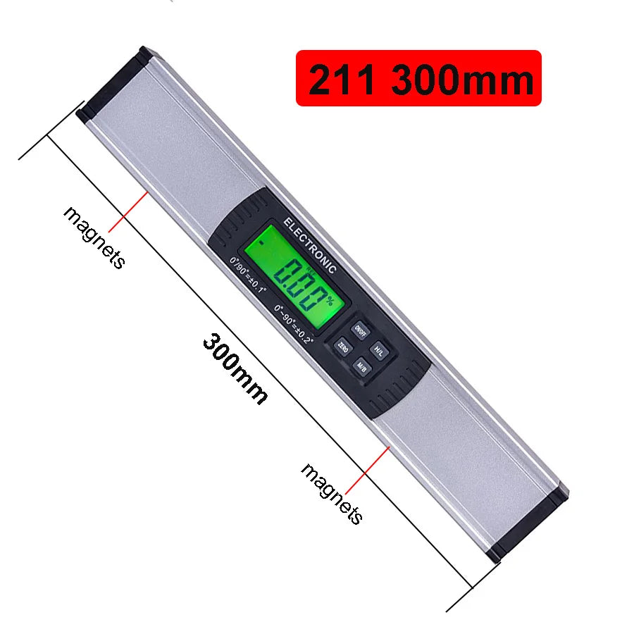 Digital Protractor Angle Finder Electronic Level 360 Degree Qme