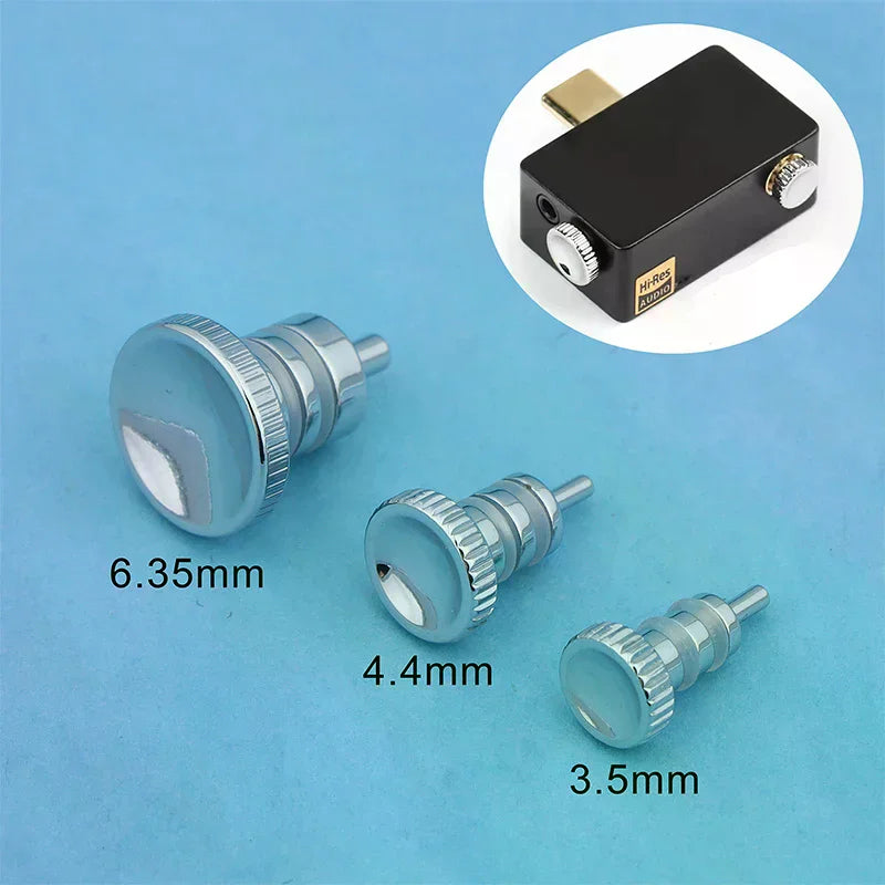 Stainless Steel Audio Dust Plugs Port Protectors Jacks Fits Hifi Qme