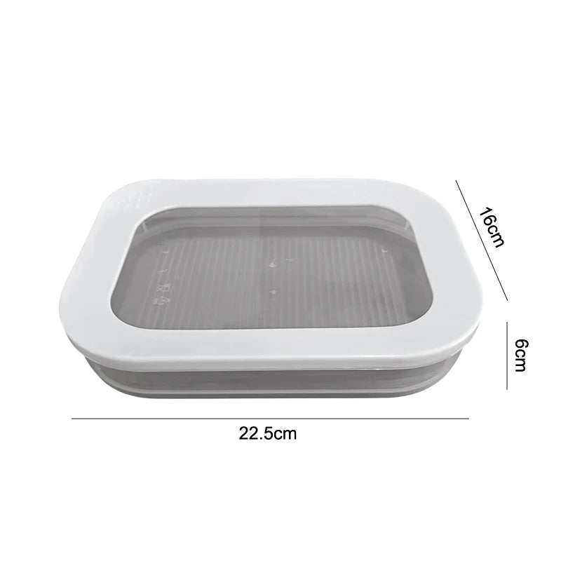 Deli Meat Bacon Cheese Meal Prep Container Fridge Stackable Cold Cuts Qme A