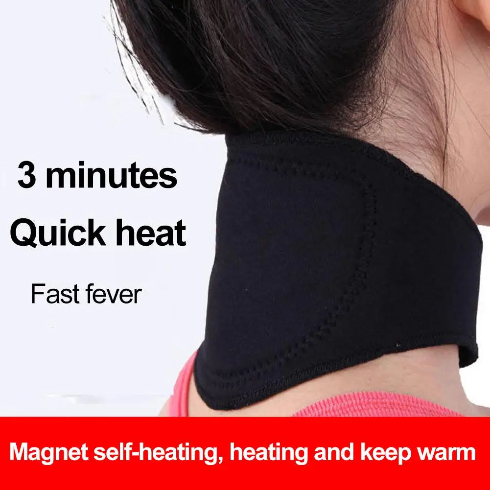 Magnetic Neck Brace Soft 5 7 9 Magnets Self Heating Support Protector Qme