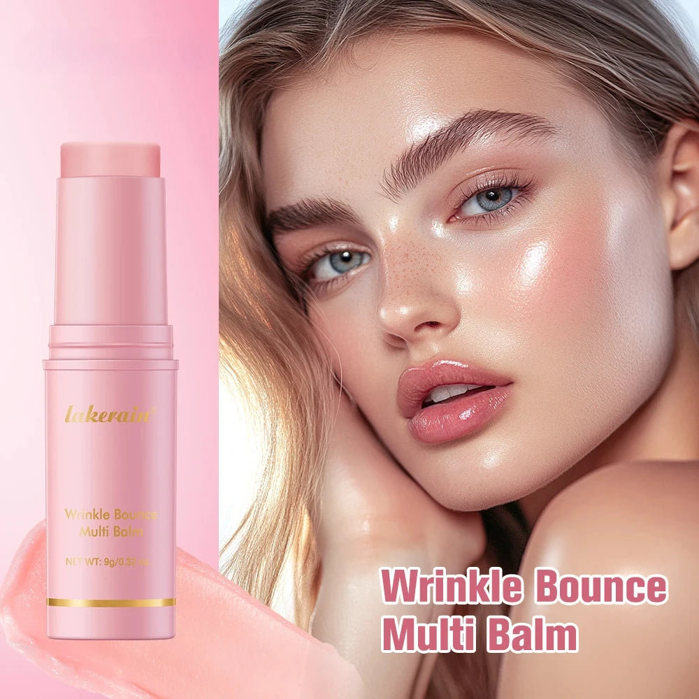 Korean Bounce Multi Balm Collagen Pink Stick Wrinkle Bounce Balm Multi Cream Dull Cosmetics Skin Care Qme 01