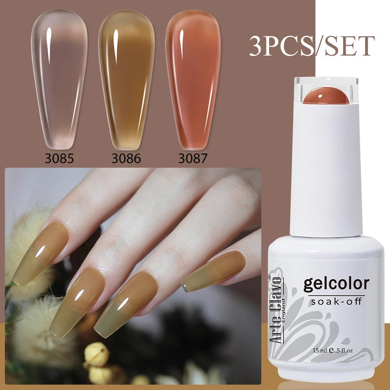 Arte Clavo Gel Nail Polish Art UV LED Manicure Long Lasting Soak Off