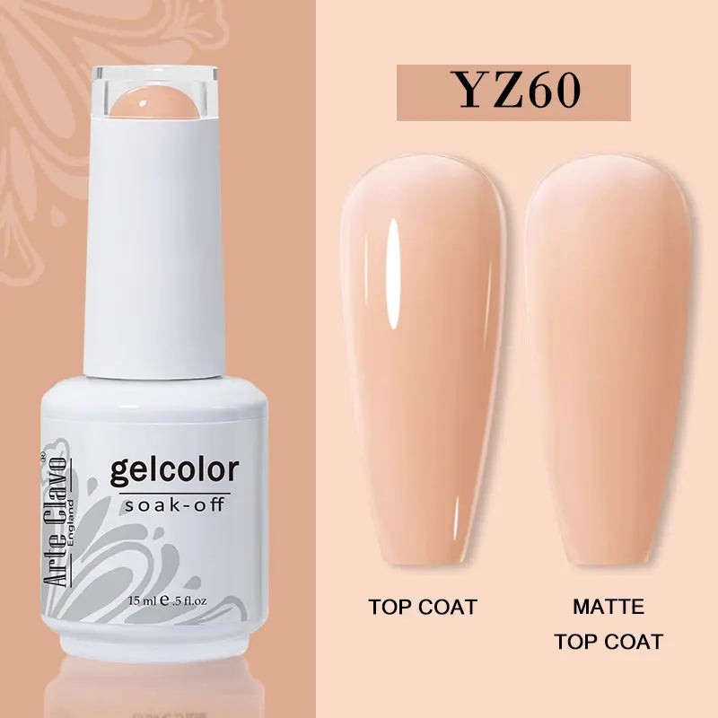 Arte Clavo Jelly Gel Polish Translucent Manicuring UV Nail Semi Qme