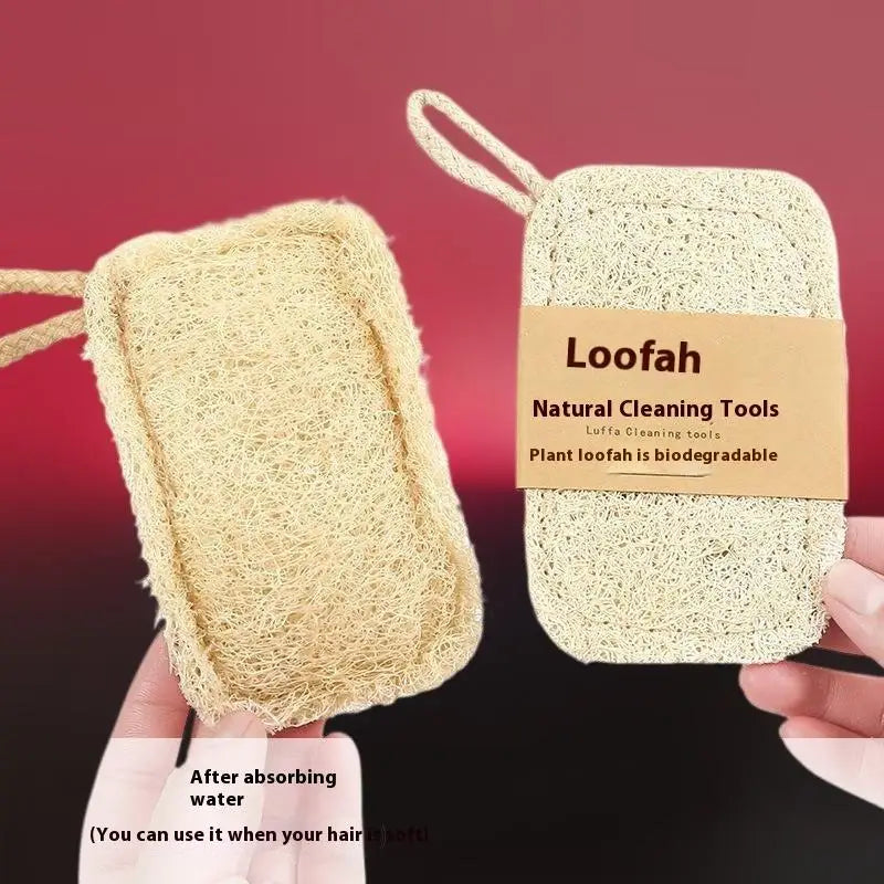 Oil Stain Removing Scrubber Kitchen Clean Brushes Natural Luffa Dish Qme Default Title